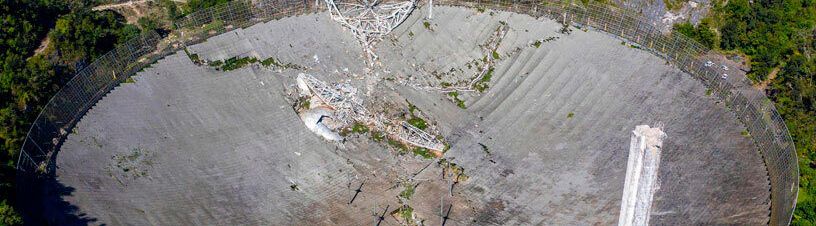 Arecibo collapse tagliato